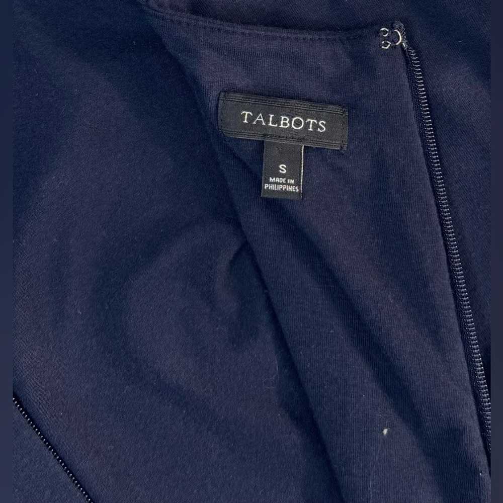 Talbots Open Back Jersey Sleeveless Knit Maxi Dress Small - Picture 4 of 10